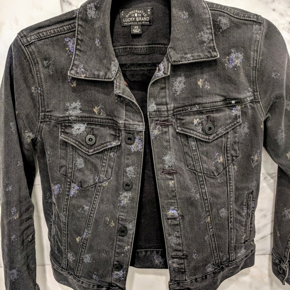 lucky brand tomboy trucker denim jacket